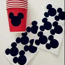 12 шт меловая доска наклейки виниловые наклейки, конверт печать, детский подарок