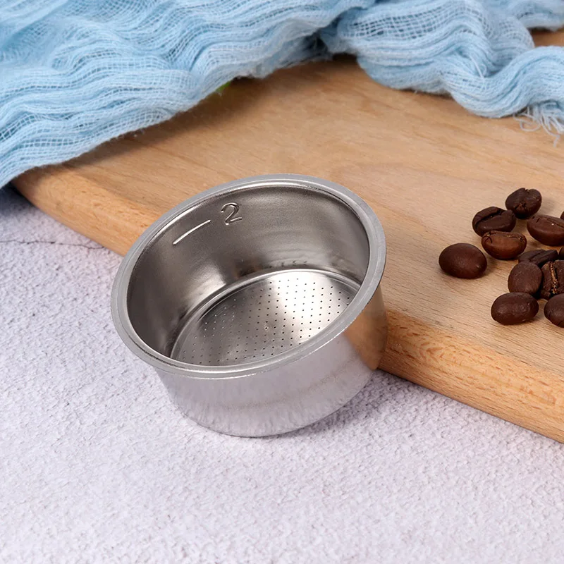 

Refillable Stainless Steel Coffee Filter Pressurized Reusable Coffee Capsule Espresso Coffee Machine Fitting Kitchen Accessories