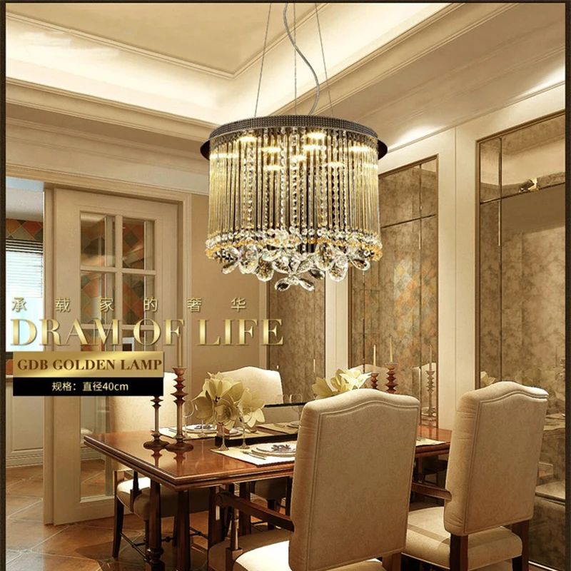 

Novelty item LED Chandelier lighting modern LED crystal light suspension lamp for dinning room bedroom lighting fixtures