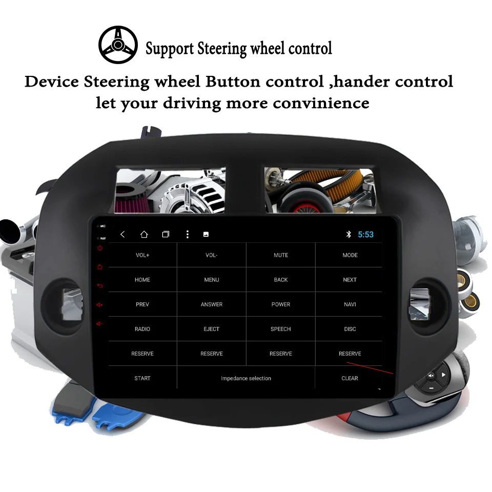 Flash Deal 1024*600 IPS 2.5D Android 9.1 Car DVD Multimedia player For Toyota RAV4 Rav 4 2007-2011 video audio radio GPS navigation 14 Flash Deal 1024*600 IPS 2.5D Android 9.1 Car DVD Multimedia player For Toyota RAV4 Rav 4 2007-2011 video audio radio GPS navigation 14