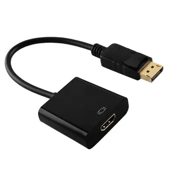 

DP to HDMI 1.4 HD cable Large displayport to HDMI adapter converter