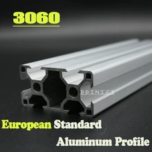 Peças de impressora cnc 3d anodizado padrão europeu trilho linear perfil alumínio extrusão 3060 para diy impressora 3d