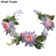 Mingli Tengda, высокое качество, модные милые свадебные головные уборы, милые элегантные свадебные цветы, свадебные аксессуары