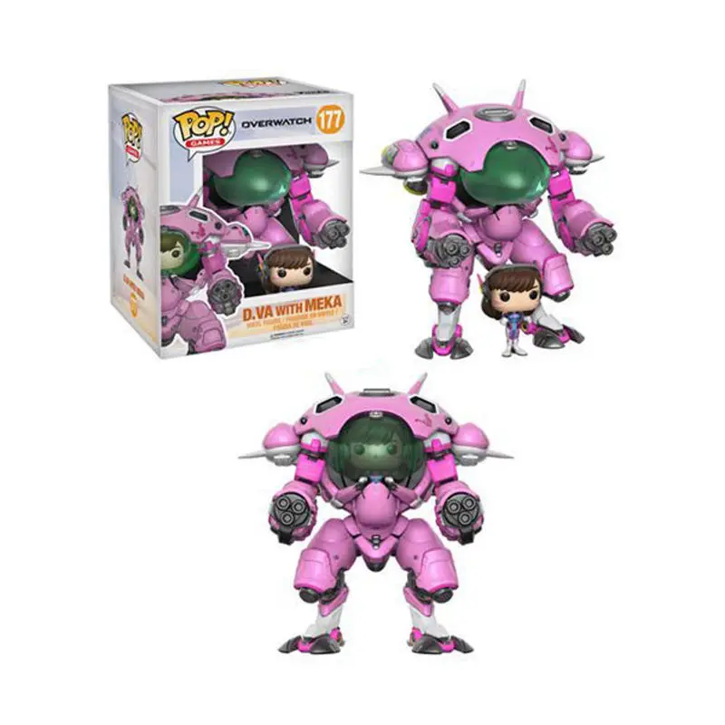 FUNKO POP OW Game OverWatche Widowmaker Reaper WINSTON SOLDIER: 76 D. VA с MEKA ПВХ фигурка модель игрушки для детей подарок