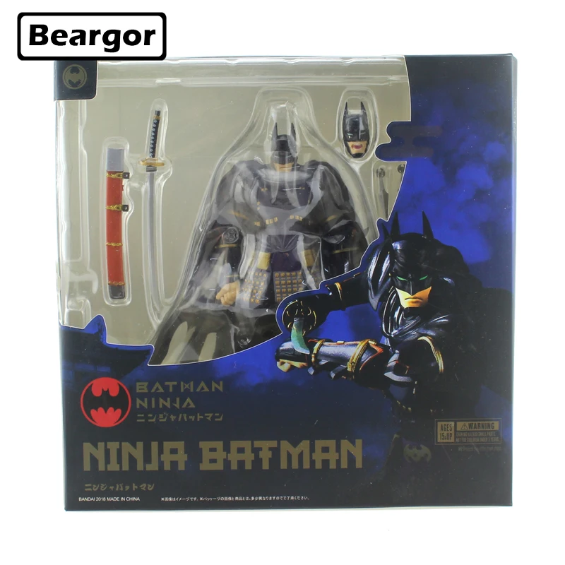 

6" DC Duper Hero Batman Ninja SHF Moveable ver. Boxed 16cm PVC Anime Action Figure Collection Model Doll Toys Gift