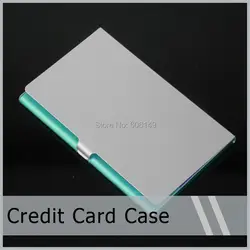 1200 pcsx Новый Алюминий Бизнес Название компании кредитной ID Card Case Держатель легко переносить оптовая продажа Бесплатная доставка