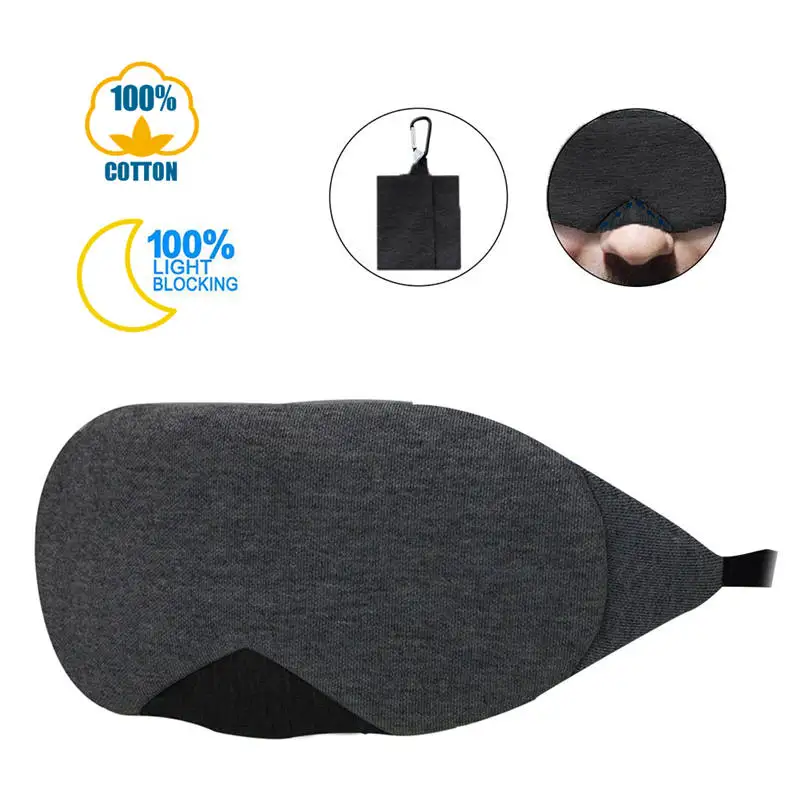 

1Pc Eye Mask Cover Shade Eye Patch Natural Sleeping Sleep Mask Eyeshade Women Men Soft Portable Blindfold Travel Eyepatch