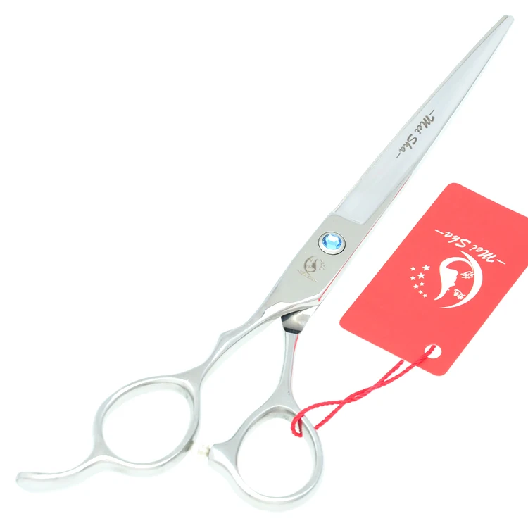 Meisha 7 дюймов левша собака Уход за лошадьми Scissor Япония 440c парикмахерские ножницы для обрезки ПЭТ Животные HB0029