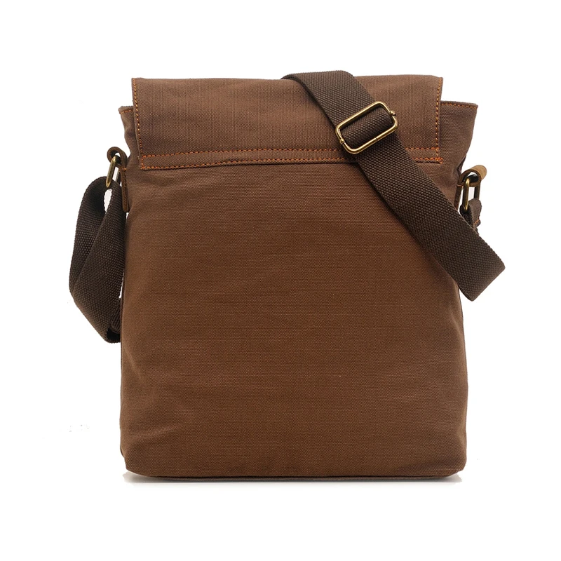 Сумка мессенджер на плечо для мужчин из кожи и хлопка|bag high quality|men shoulder bagmessenger bag |