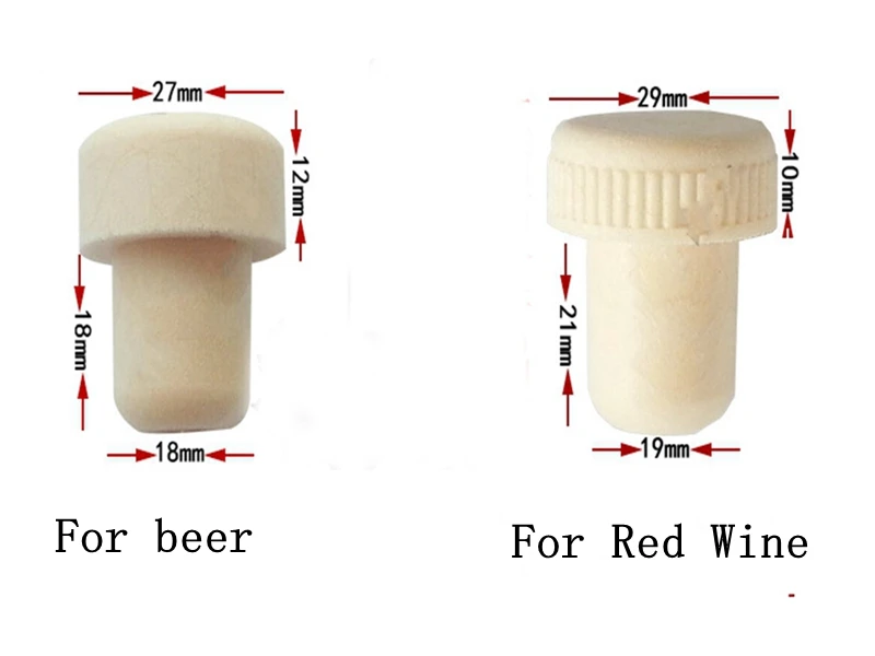 100 шт/партия полимерная Т Форма винная пробка для бутылок красное вино пробка Бутылка Вилка Бар Инструмент герметизирующая пробка пробки