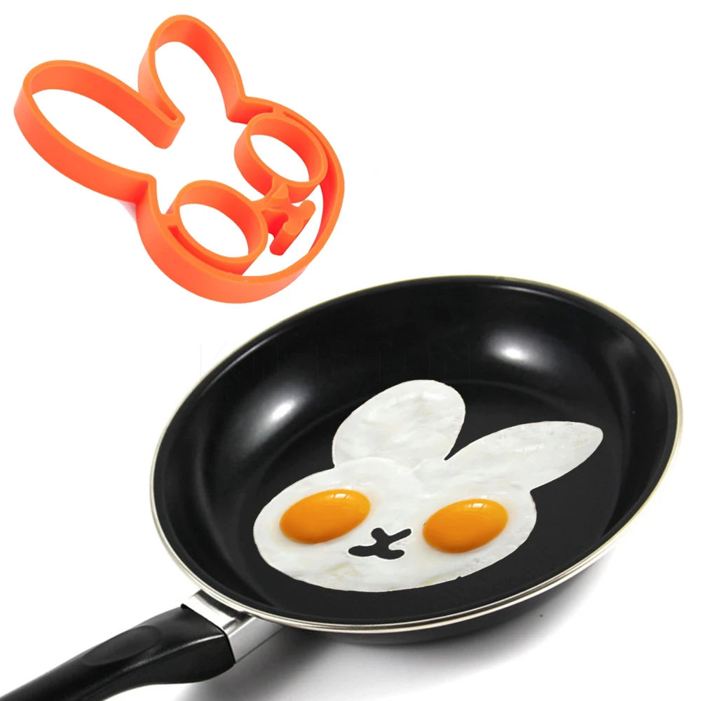 High Quality Rabbit Silicone Egg Mold Ring Cooking Tools Fried Egg