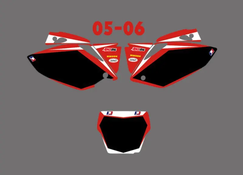 Наборы наклеек для Honda CRF450 CRF450R 2005 2006 CRF 450 450R R|sticker kit|crf 450decal kit |