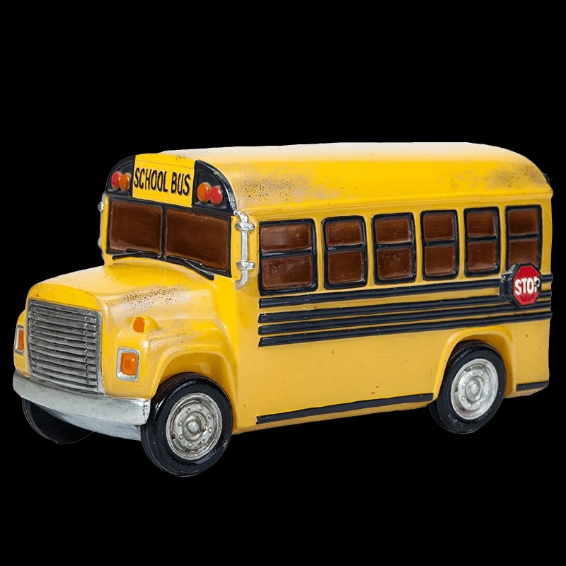 school bus piggy bank