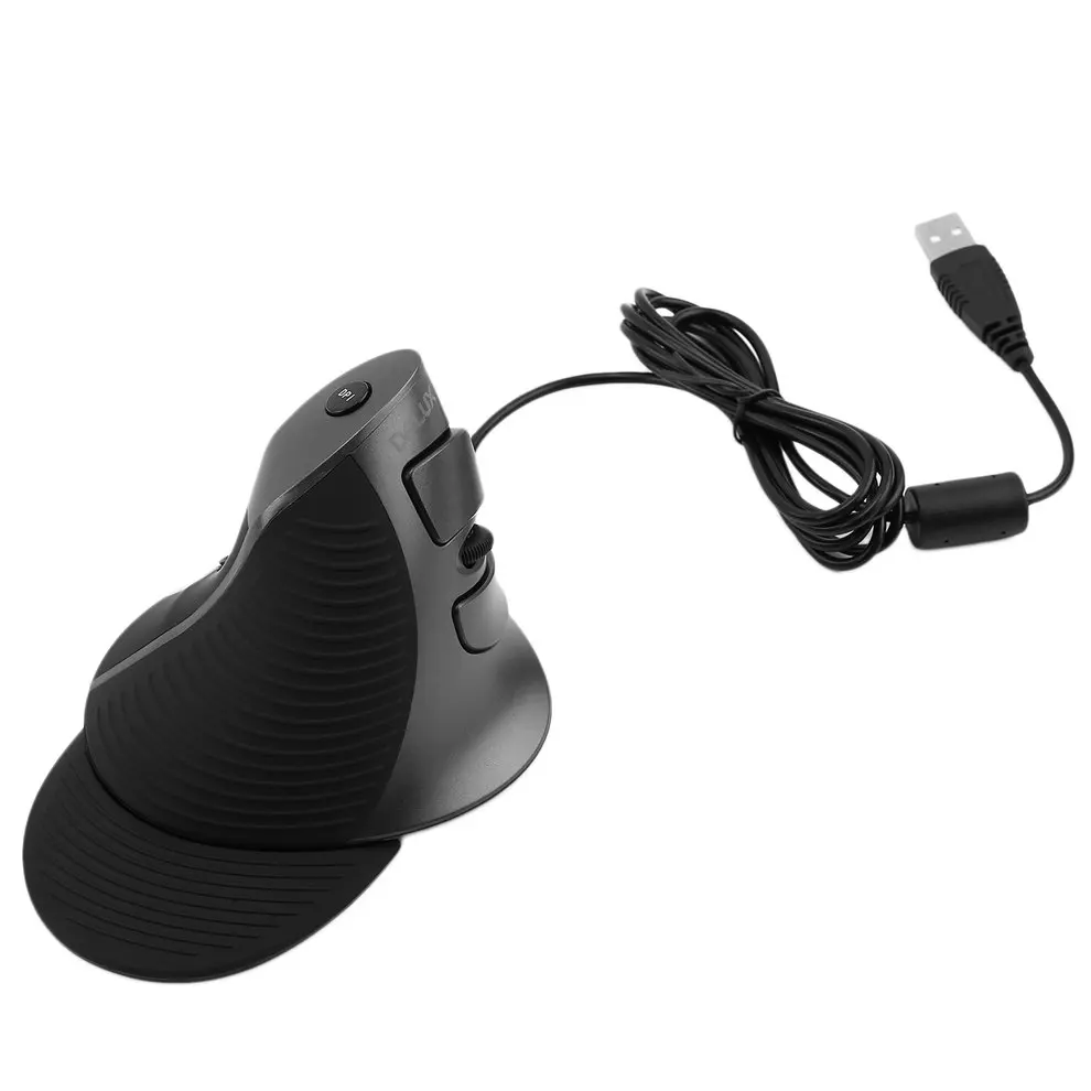 

10pcs 1200 DPI USB Wired Laser Ergonomic Vertical Mouse For PC Computer Laptop