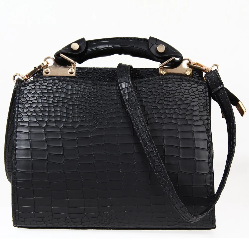 

2017 Women Leather Crocodile Bag Designer Handbags High Quality Sac a Main Alligator Organizer Bolsos Mujer Shoulder Tote Bags