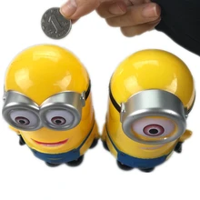 Minion Lovely 3D Minions Cartoon Figures Piggy Bank Money Box hucha Saving Coin Cent Penny Children Toy Baby toy piggy bank