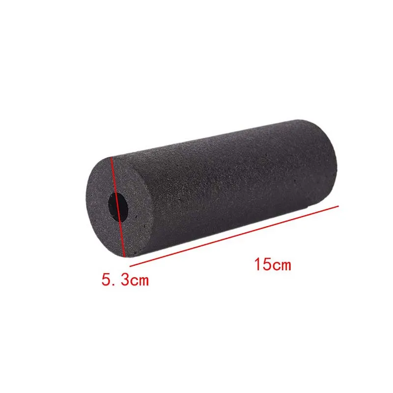 Black 1pcs EPP Hollow Yoga Column Foam Roller Blocks Massage Yoga Ball Gym Pilates Yoga Exercise Fitness Equipment