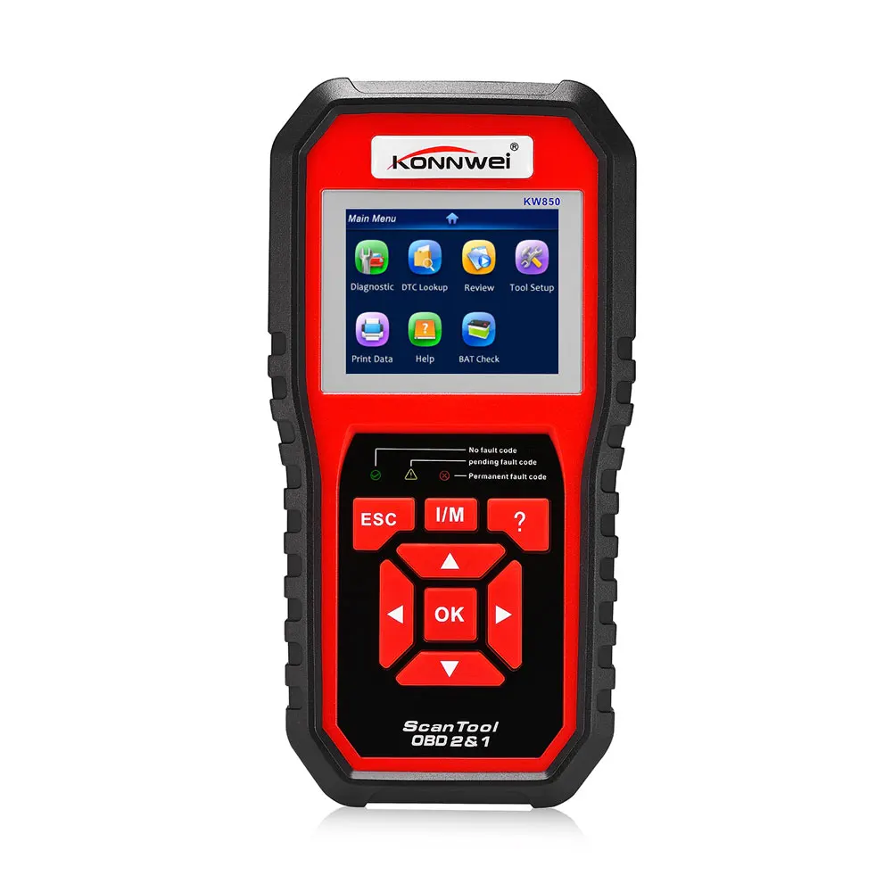 Новый Лучший Автомобильный сканер KONNWEI KW850 OBD2 ODB2 многоязычный