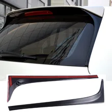free shipping Piano paint Spoiler Side Wing Lip for Volkswagen Golf 7 MK7 Standard 2014 2015 2016 2017 2018 not fit for r gti abs car rear roof spoiler wing window lip for vw volkswagen golf 7 2014 2018 mk7 7 7 5 gti r bumper only
