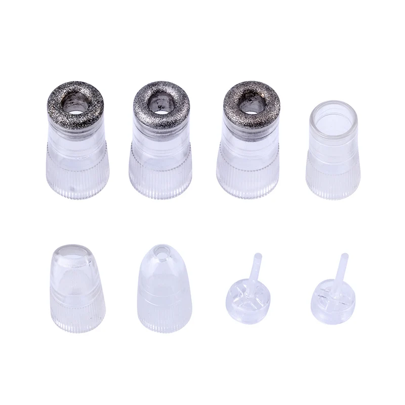  Original 6 Spare Tips For Diamond Peeling Facial Spa Device Replacement Head Removal Facial Care Va