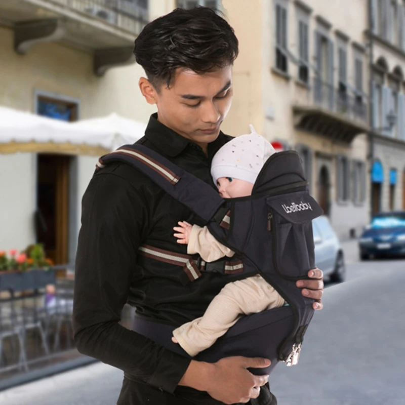 Ibelibaby Детская сумка кенгуру на открытом воздухе многофункциональная сумка для переноски для новорожденных Регулируемая перевязь слинг для младенцев