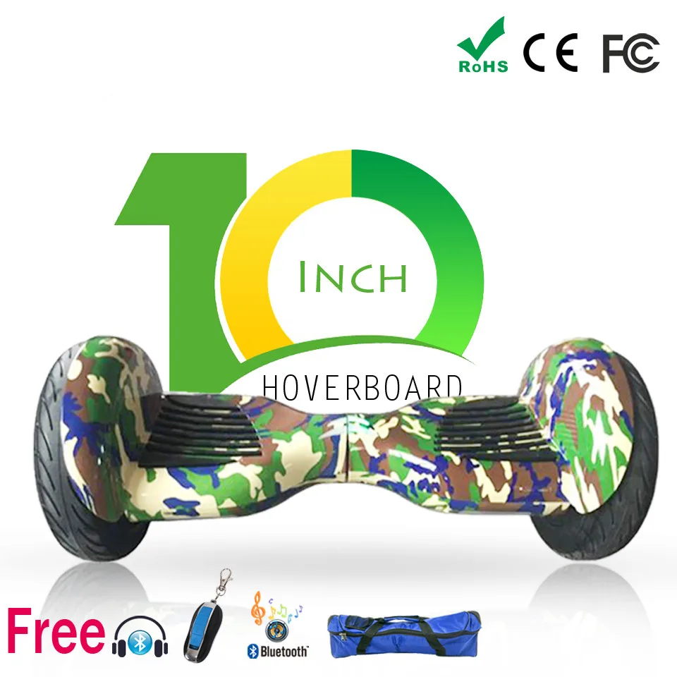 

Self Balance Scooter Hoverboard Skateboard Two Wheel Smart Bluetooth Remote 10-Inch Monocycle Gyroscooter EU And Russia Stock