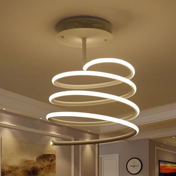 

Creative Fashion Ceiling Lamp Led Ceiling Light for foyer Living room Bedroom Kitchen Black and White C Ceiling Lamp 110V 220V