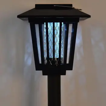 

Light Smart Automatic Open And Close Mosquito Killer Outdoor Solar Powered Pest Bug Cordless Garden Lawn Light Trap LED Light