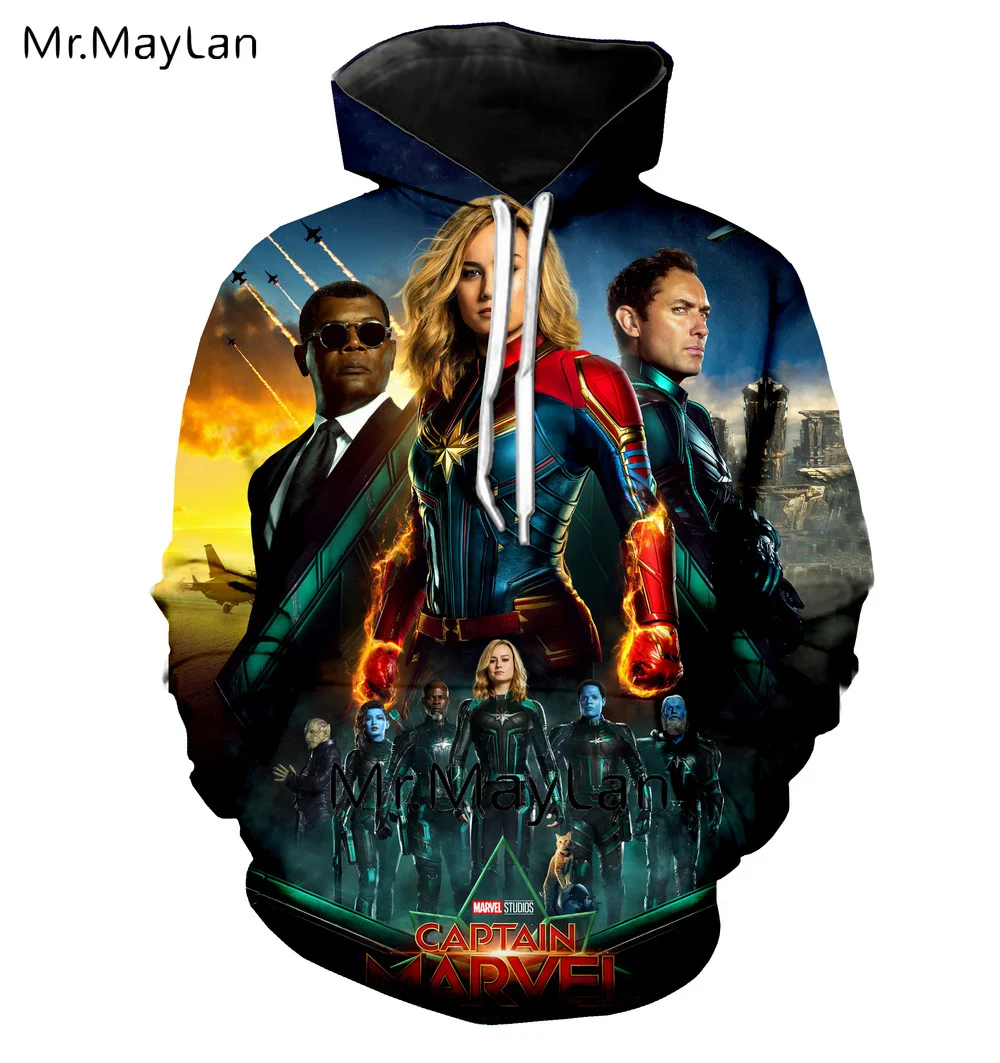 3D печатные Marvel серии Мстители Американский капитан Тор Халк куртки для мужчин/wo мужчин уличные пуловеры толстовки большой размер 6XL - Цвет: 01
