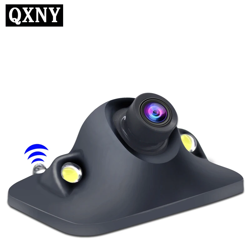 Qxny Мини HD Ночное Видение автомобиль левая и правая сторона ВИД Камера с 2 ИК светодиодный штормовой зоны съемки Водонепроницаемый простая установка