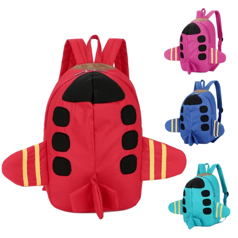THINKTHENDO Baby Toddler 3D Lovely Airplane Backpack Schoolbag