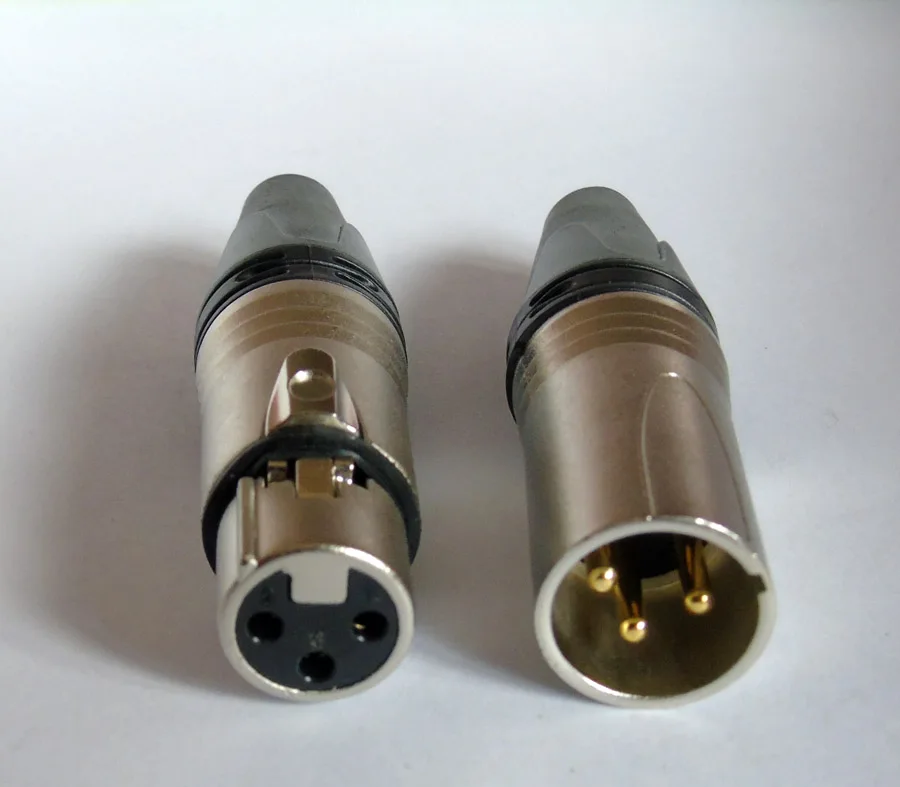 

200pcs/lot Similar NC3MXX NC3FXX Male Female 3 Pin XLR Connector with 100 PCS NC3MXX & 100PCS NC3FXX