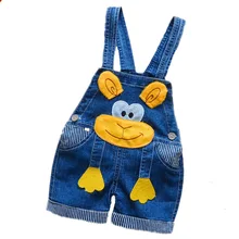 

Toddler Boy Girl Romper Summer Denim Cartoon Cute Animal Baby Boy Girls Playsuit Overall Outfits