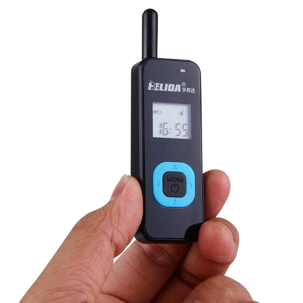 

2Pcs Smallest Mini Walkie Talkie 22CH 2.5W UHF 430-470Mhz PMR446 VOX LCD Display Ham Radio FM Transceiver Two Way Radio