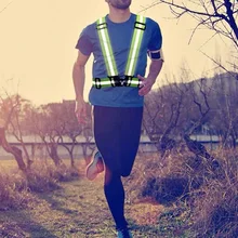 1 шт. Регулируемая безопасность, высокая видимость светоотражающие ремень безопасности шорты жилет шестерни полосы