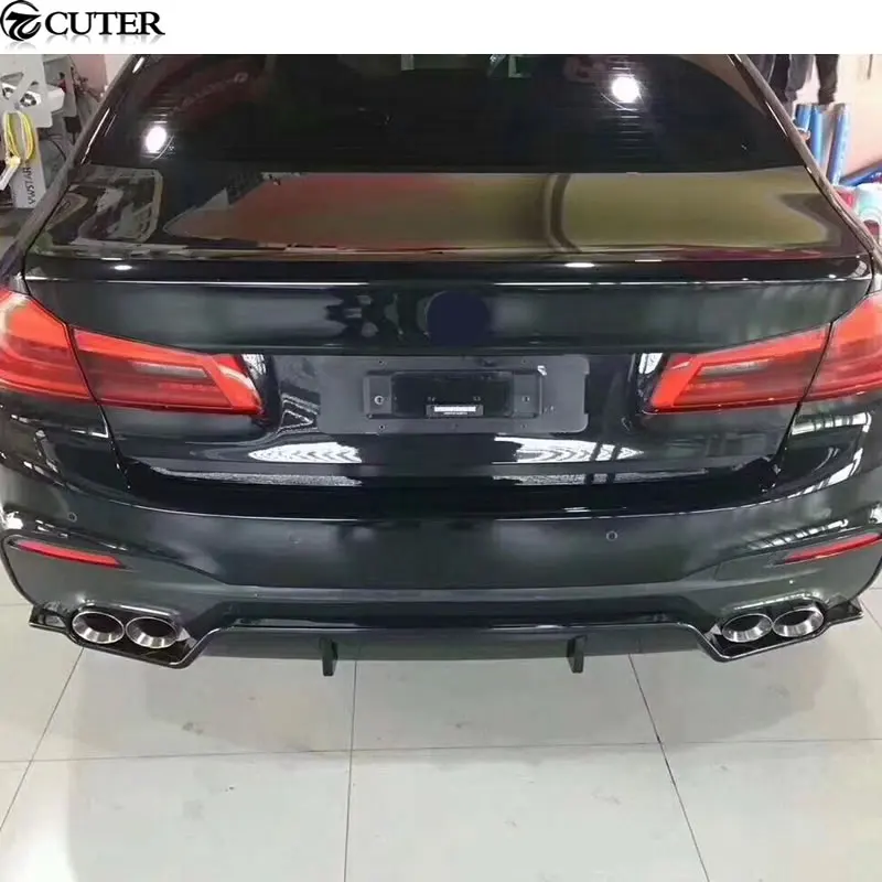 G30 G38 3D Стиль FRP из углеродного волокна задний бампер диффузор для BMW 5 серии 530i 540i