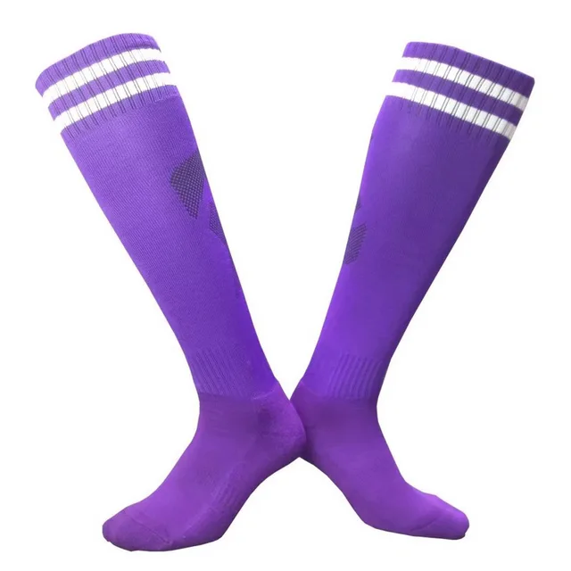 US $4.02 New Kids Adult Cycle Sports Football Socks Thin Running Basketball Women's Knee Plain Socks Non-sli