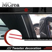 MCrea Автомобиль Стайлинг для Mercedes W212 W213 X204 X253 Benz GLK наклейки дверь класса аудио твитер Динамик Рог Рамка аксессуары