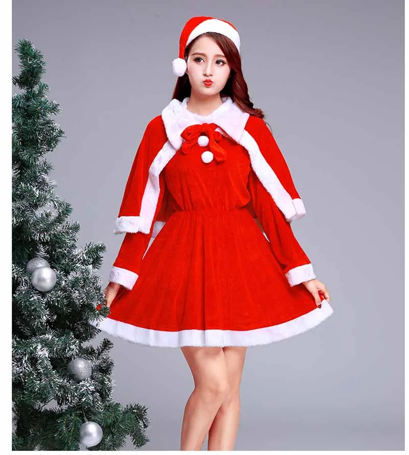 9 Peice Set Santa Claus Costume Christmas Adult Clothes For Men and Women Full Sets Top+Pants+Hat+Belt+Beard+Scarf+Gloves+Shoes 9 Peice Set Santa Claus Costume Christmas Adult Clothes For Men and Women Full Sets Top+Pants+Hat+Belt+Beard+Scarf+Gloves+Shoes