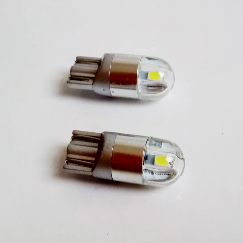 

4pcs T10 LED Turn Side License Plate Light W5W Reading lamp White 194 168 Wedge 2smd 3030 Led Replacement and Reverse  Bulb 12V