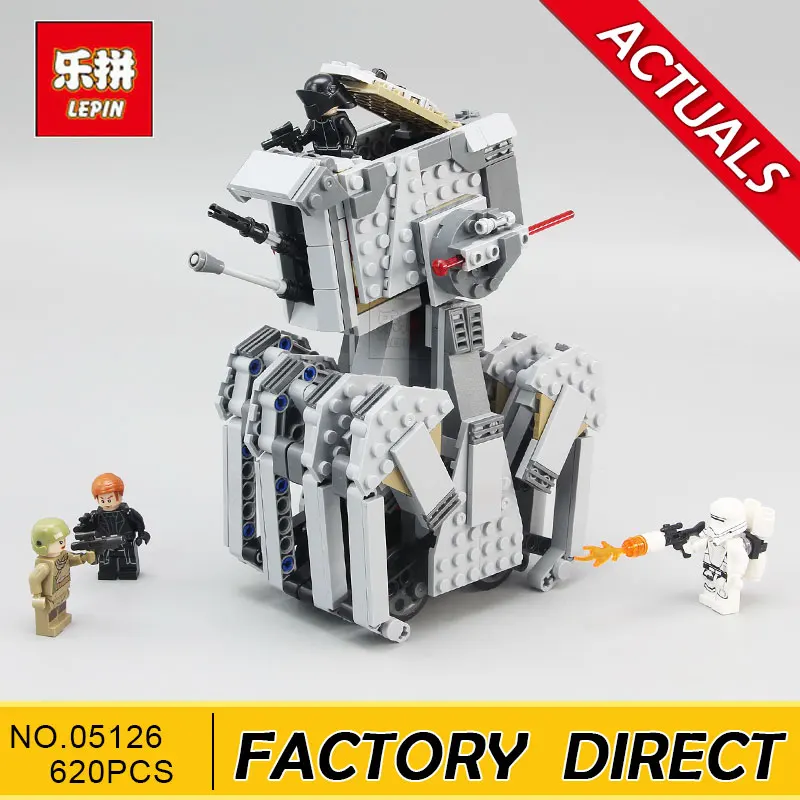 

Lepin 05126 620Pcs Genuine Star Plan Series The First order scout walker Set 75177 Building Blocks Bricks Educational Toys Gifts