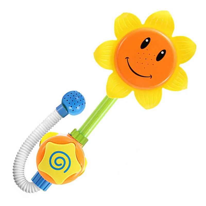 

Baby Funny Water Game Bath Toy Sunflower Faucet Shower For Children Summer Bathing Baby Bath Spout Play Bathroom Toys