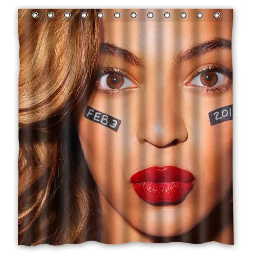 

new Attractive Beyonce Shower Curtain 66x72 Special Design