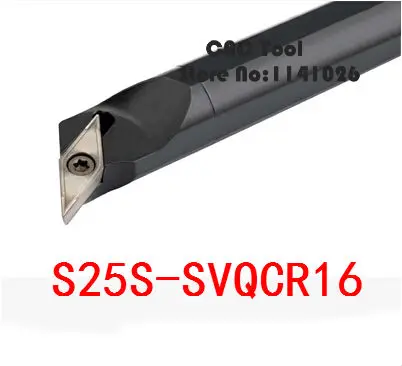 S25R-SVQCR16/S25R-SVQCL16, 117.5 graus ferramenta de torneamento interno, Ferramenta torno chato bar, CNC Ferramenta de Tornear, Máquina ferramenta Torno