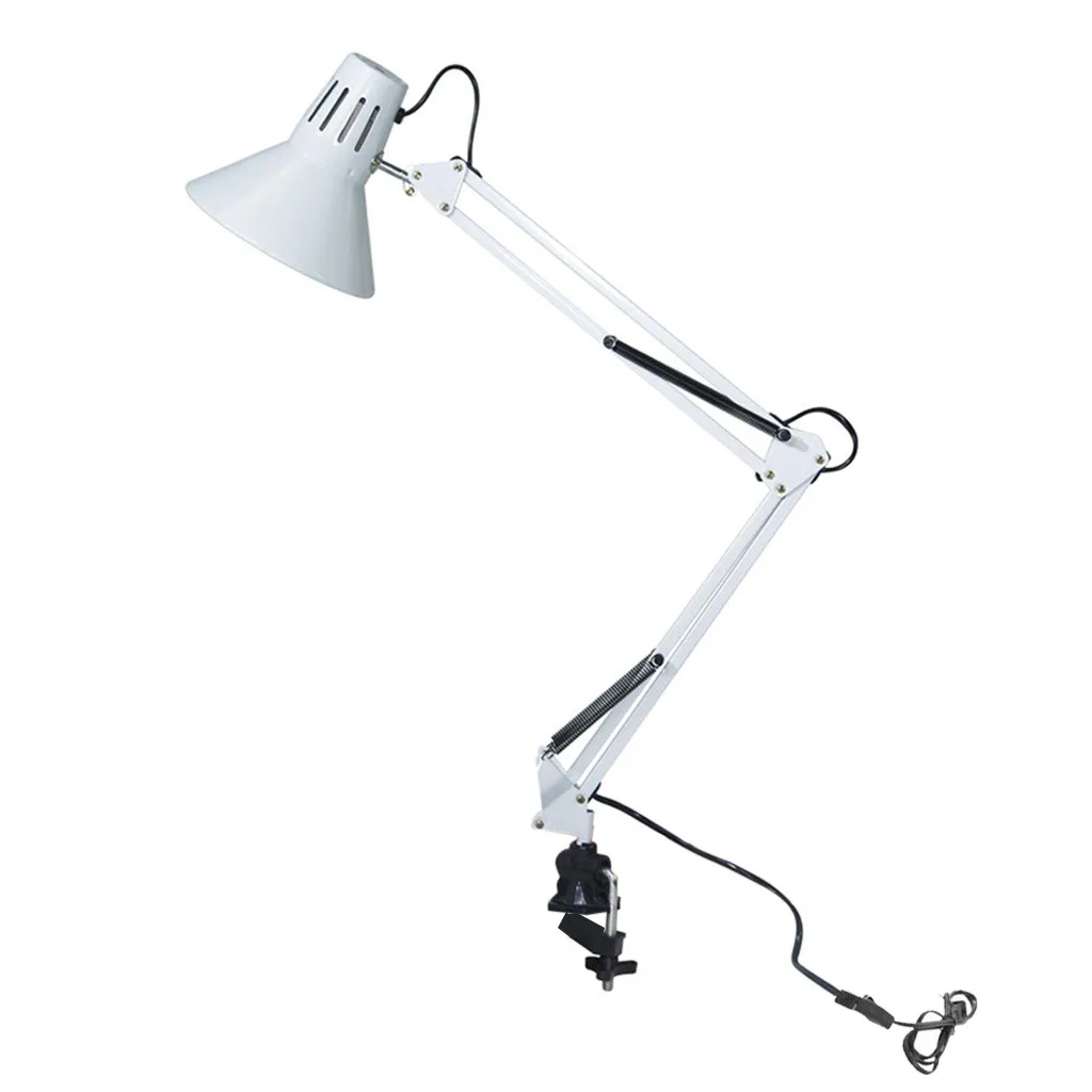 

6W Rocker Armrest Table Lamp Bedside Table Clip Table Lamp Adjustable Folding led desk lamp 0.6mm thick architect lamp 2019