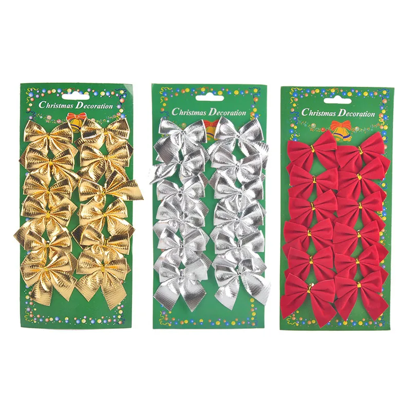 Christmas Tree Bows Decorations 