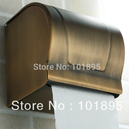 X16730-роскошный настенный бронзовый цвет латунный держатель для туалетной бумаги - Цвет: Шоколад