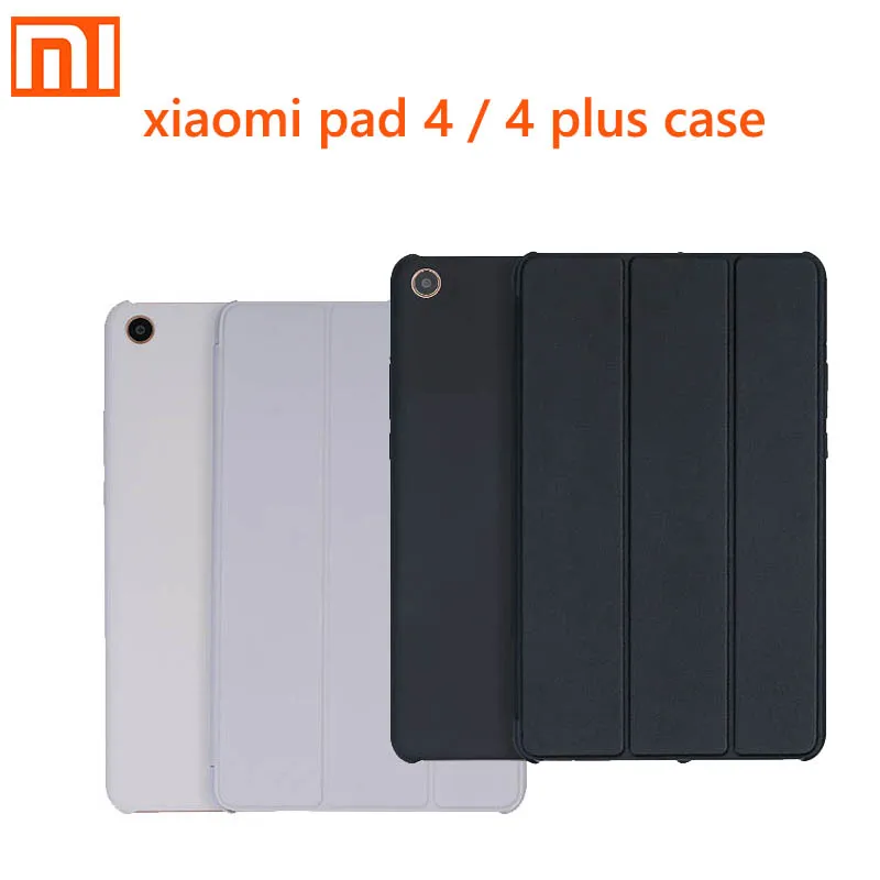 

Original book case for xiaomi Pad 4 Smart black / gray / red case Smart Flip Protecter PC + PU material for Xiao Xiaomi mi 4 pad
