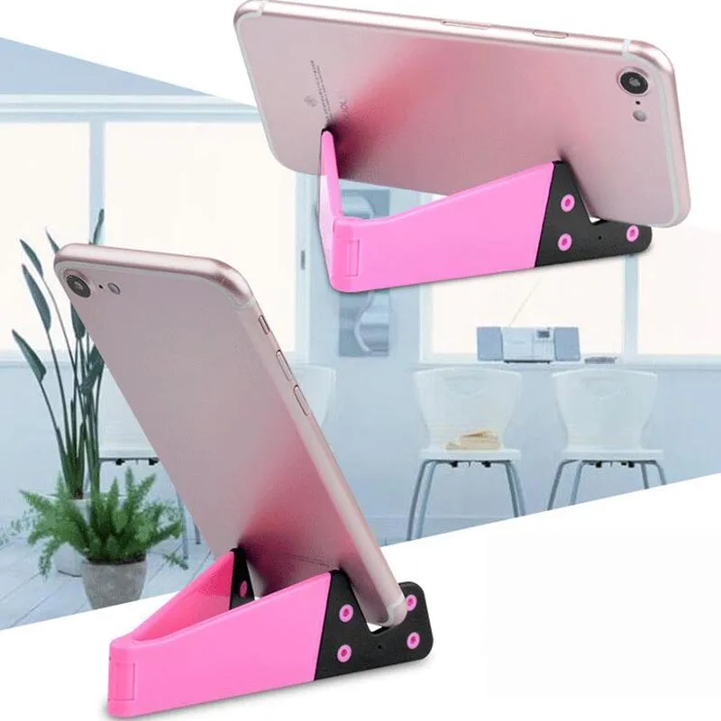 YIESOM Phone Holder for iPhone X 8 7 Foldable Mobile Phone Stand Tablet Stand Desk Holder Stand for Xiaomi Huawei Tablet  Holder 5