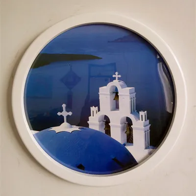 

1 PC classic frame round wall decorative frame wall white brown black ellipse framework of wedding gift